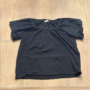 Madewell Black Blouse